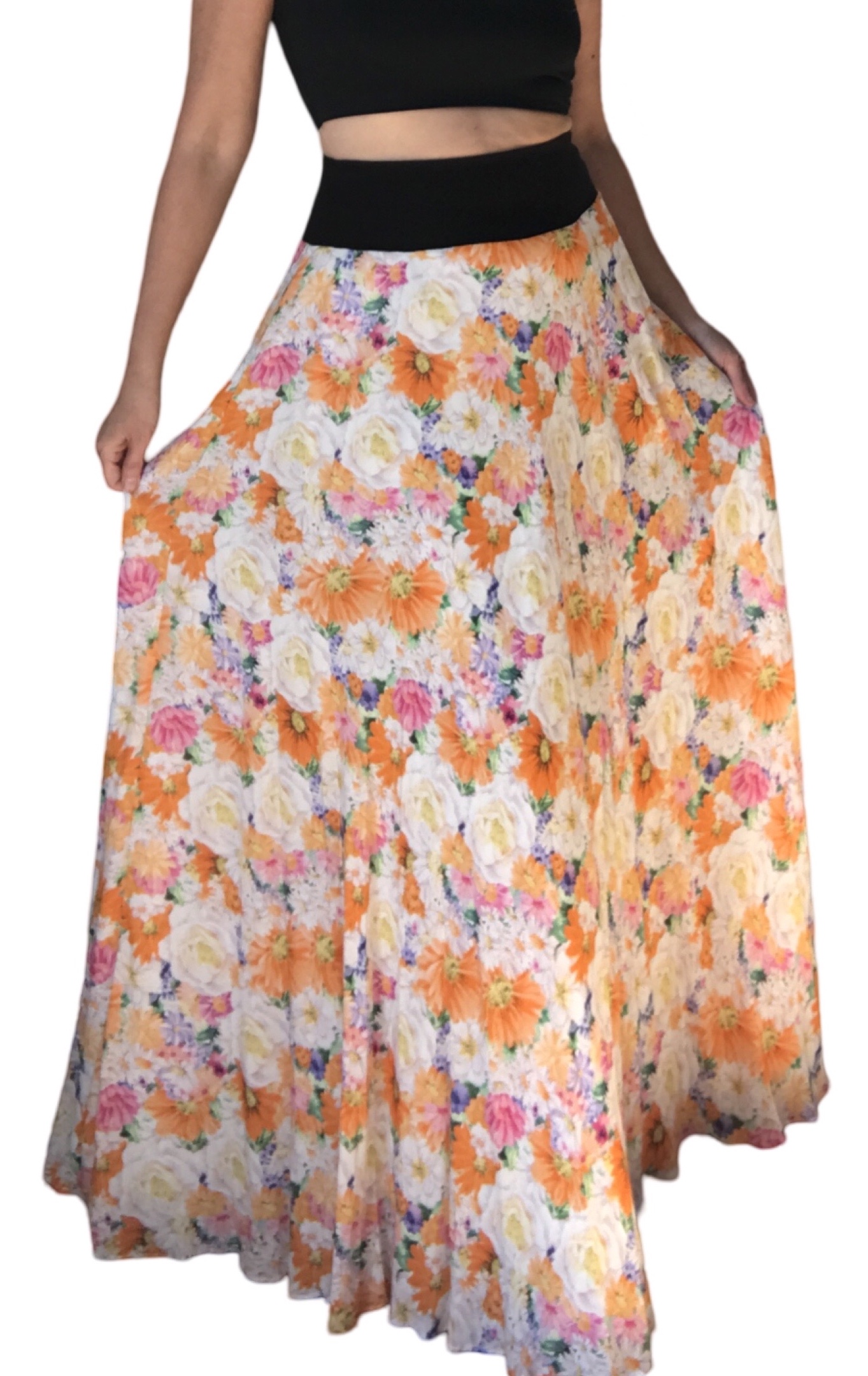 Dlouhá letní sukně - maxi sukně BOROS SK-L-OR02